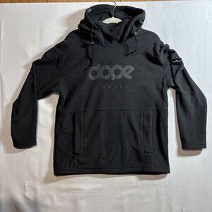 Dopesnow Dope Women's Medium M Mmix Cozy II Black Fleece Hoodie Cold Weather